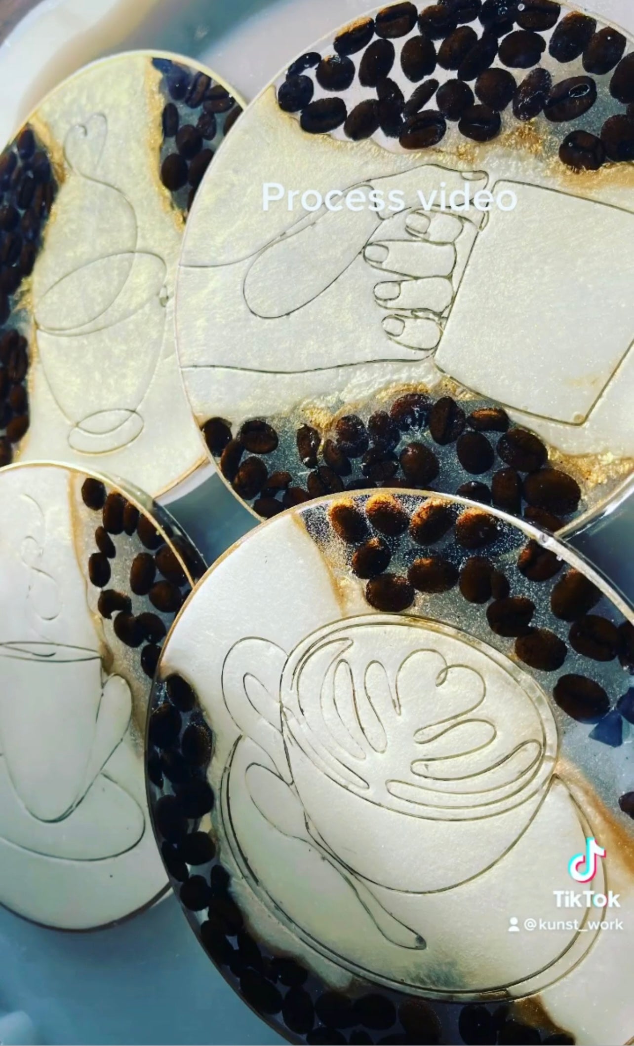 EXCLUSIVE Coffee Cup Line Art Resin Coaster Molds, Unique Mold – Phoenix